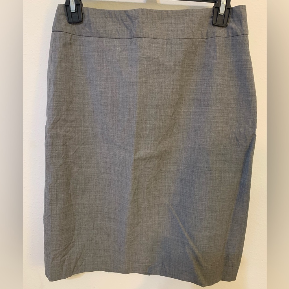 Talbots Petite Gray Skirt